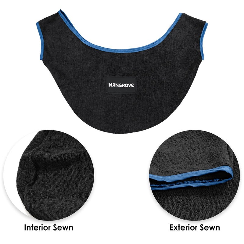 Mangrove Bowling Ball Polisher, Microfiber Bowling Towel See-Saw for Bowlers, Large Washable Bowling Shammy Seesaw, Ball Cleaner Holder Bag (Black 2-Pack) - Image 3